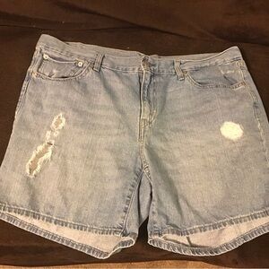 Levi’s Women’s  Distressed Jean Shorts